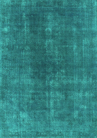 Oriental Turquoise Industrial Rug, urb1043turq