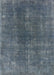 Machine Washable Industrial Modern Slate Gray Rug, wshurb1043