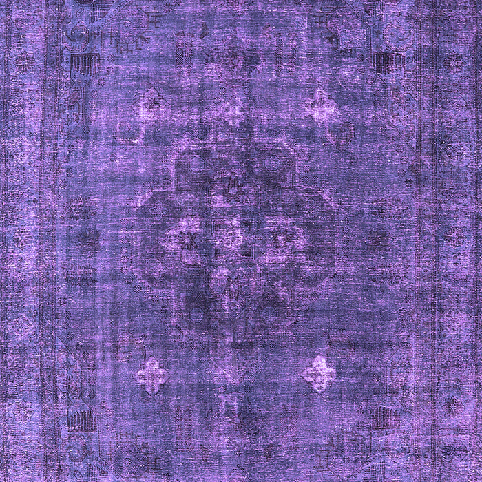 Machine Washable Oriental Purple Industrial Area Rugs, wshurb1044pur