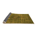 Sideview of Oriental Orange Industrial Rug, urb1044org