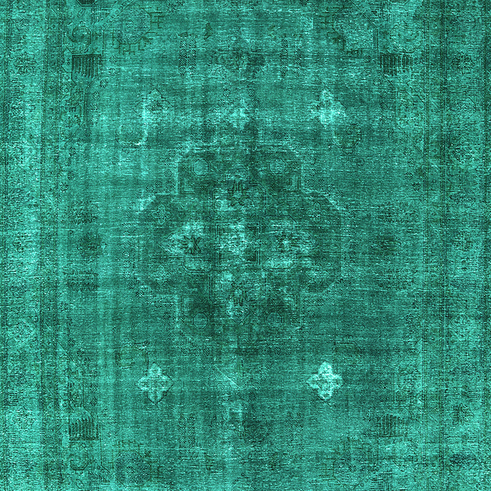 Oriental Turquoise Industrial Rug, urb1044turq