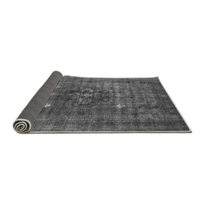 Sideview of Oriental Gray Industrial Rug, urb1044gry