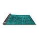 Sideview of Oriental Light Blue Industrial Rug, urb1044lblu