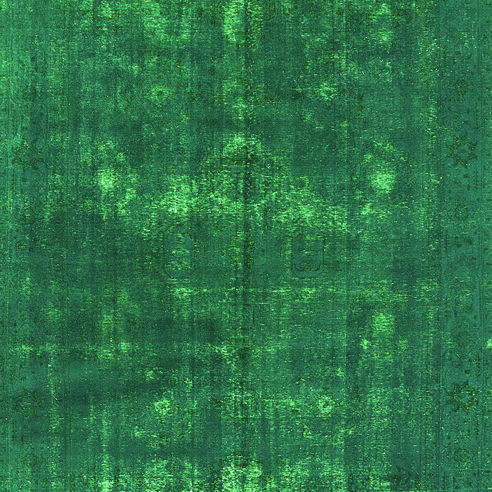 Machine Washable Persian Green Bohemian Area Rugs, wshurb1045grn