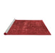 Bohemian Red Washable Rugs