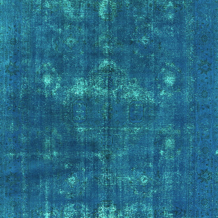 Machine Washable Persian Turquoise Bohemian Area Rugs, wshurb1045turq