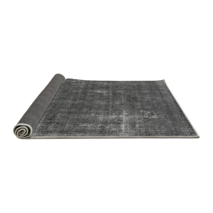 Sideview of Oriental Gray Industrial Rug, urb1046gry