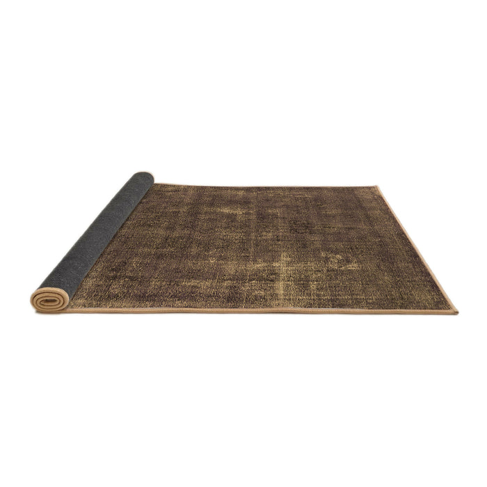 Sideview of Oriental Brown Industrial Rug, urb1046brn