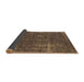 Sideview of Oriental Brown Industrial Rug, urb1046brn