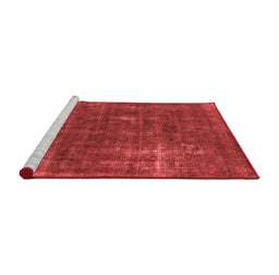 Industrial Red Washable Rugs