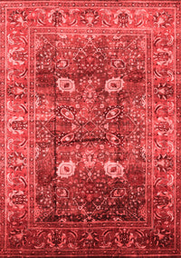 Oriental Red Industrial Rug, urb1047red