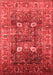 Oriental Red Industrial Area Rugs