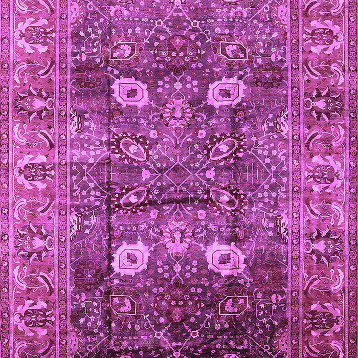 Machine Washable Oriental Purple Industrial Area Rugs, wshurb1047pur