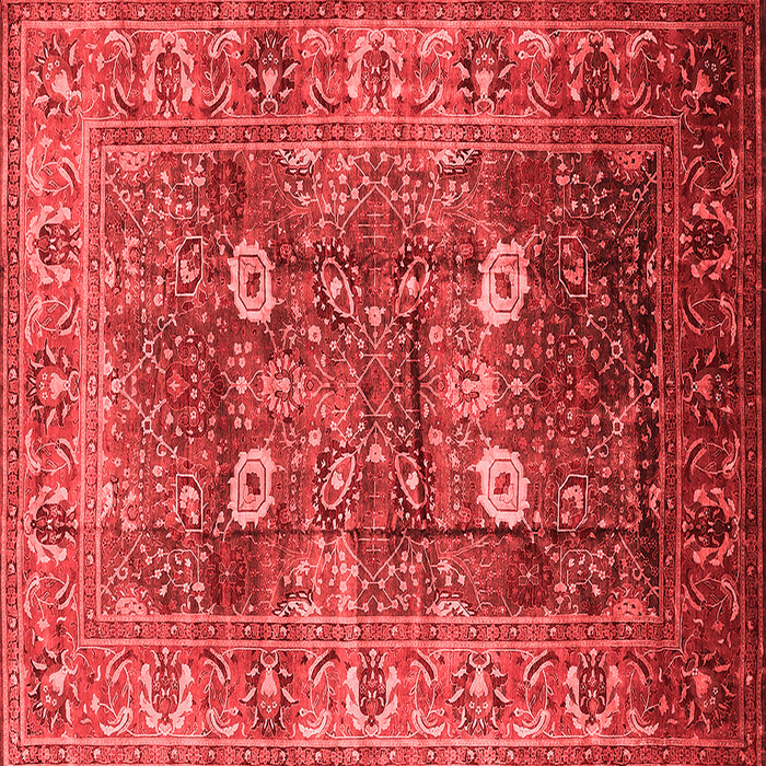 Oriental Red Industrial Rug, urb1047red
