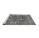 Sideview of Machine Washable Oriental Gray Industrial Rug, wshurb1047gry