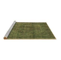 Sideview of Machine Washable Oriental Brown Industrial Rug, wshurb1048brn