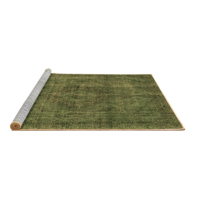 Sideview of Machine Washable Oriental Brown Industrial Rug, wshurb1048brn