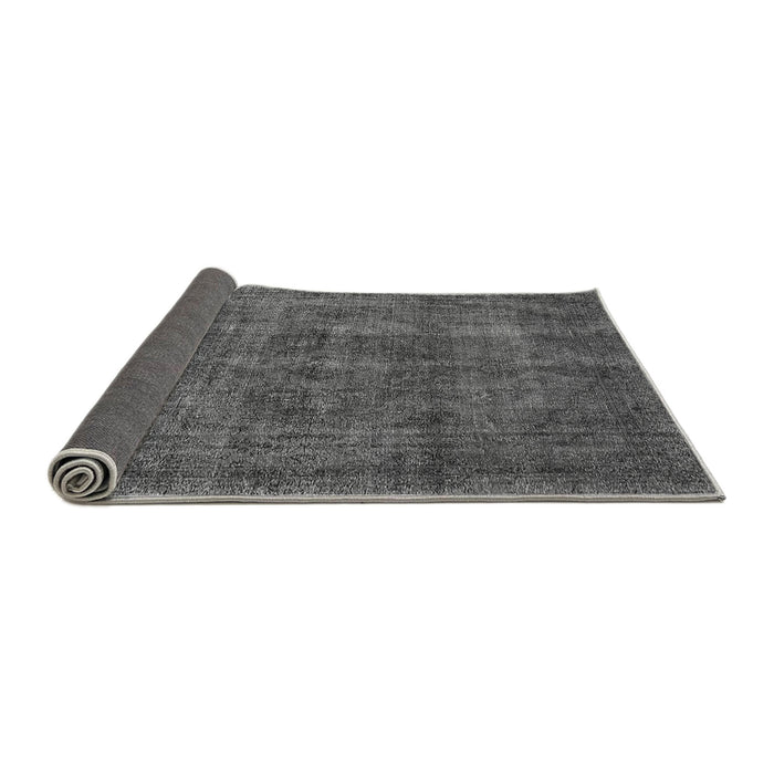 Sideview of Oriental Gray Industrial Rug, urb1048gry
