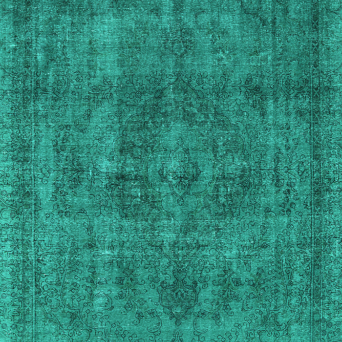 Oriental Turquoise Industrial Rug, urb1048turq