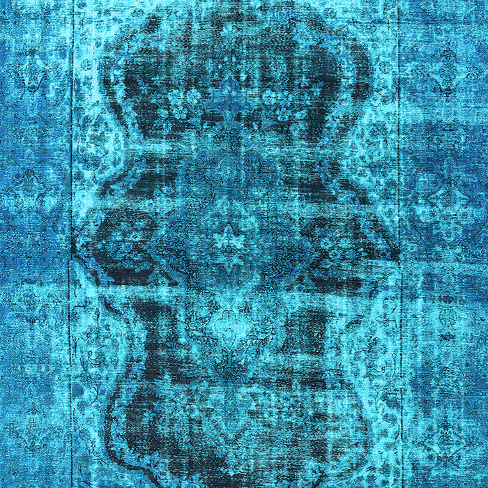 Machine Washable Persian Light Blue Bohemian Rug, wshurb1049lblu