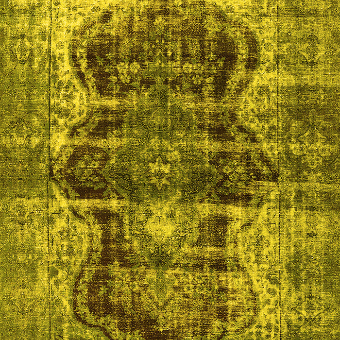 Persian Yellow Bohemian Rug, urb1049yw