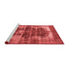 Bohemian Red Washable Rugs