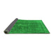 Sideview of Oriental Green Industrial Rug, urb1050grn