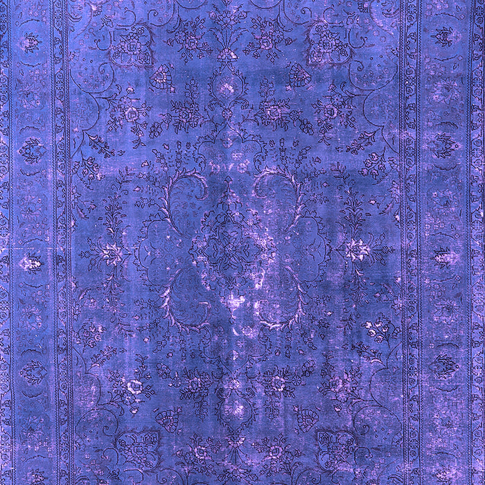 Machine Washable Oriental Purple Industrial Area Rugs, wshurb1050pur