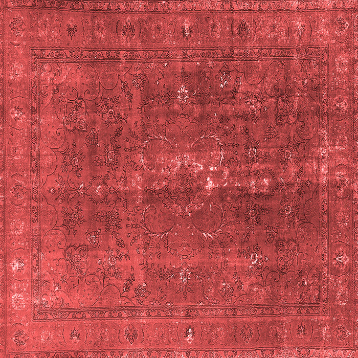 Machine Washable Oriental Red Industrial Rug, wshurb1050red