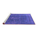 Sideview of Machine Washable Oriental Purple Industrial Area Rugs, wshurb1050pur