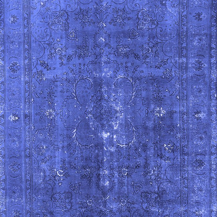 Oriental Blue Industrial Rug, urb1050blu