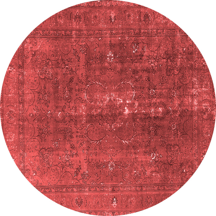 Machine Washable Oriental Red Industrial Rug, wshurb1050red