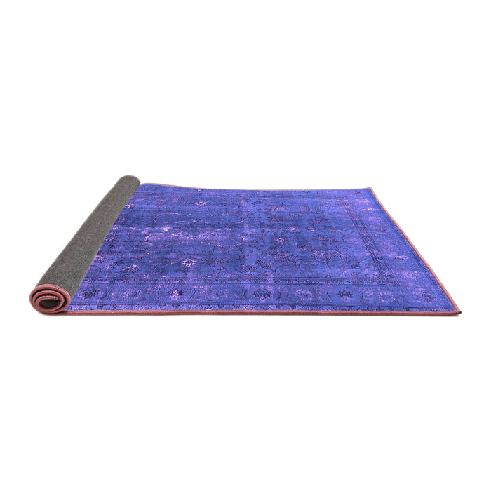 Sideview of Oriental Purple Industrial Rug, urb1050pur