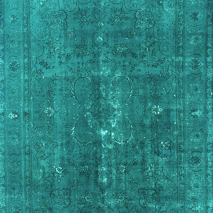 Oriental Turquoise Industrial Rug, urb1050turq