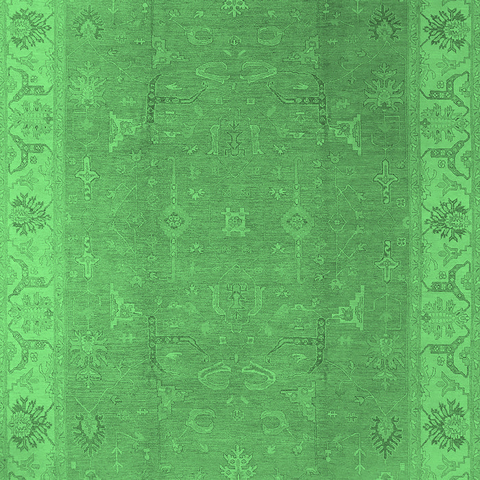 Oriental Emerald Green Traditional Rug, urb1051emgrn