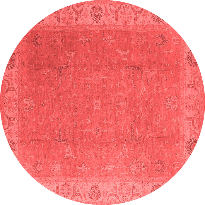 Machine Washable Oriental Red Traditional Rug, wshurb1051red