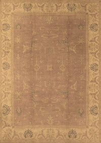 Oriental Brown Traditional Rug, urb1051brn