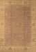 Oriental Brown Traditional Rug, urb1051brn