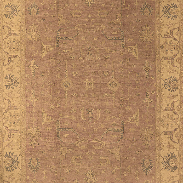 Oriental Brown Traditional Rug, urb1051brn