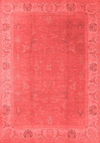 Oriental Red Traditional Rug, urb1051red