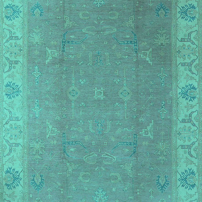 Oriental Turquoise Traditional Rug, urb1051turq