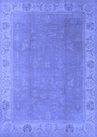 Oriental Blue Traditional Rug, urb1051blu