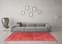 Machine Washable Oriental Red Industrial Rug, wshurb1052red