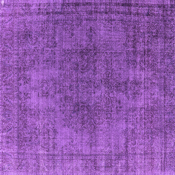 Square Oriental Purple Industrial Rug, urb1052pur