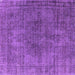 Square Oriental Purple Industrial Rug, urb1052pur