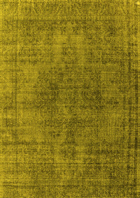 Oriental Yellow Industrial Rug, urb1052yw