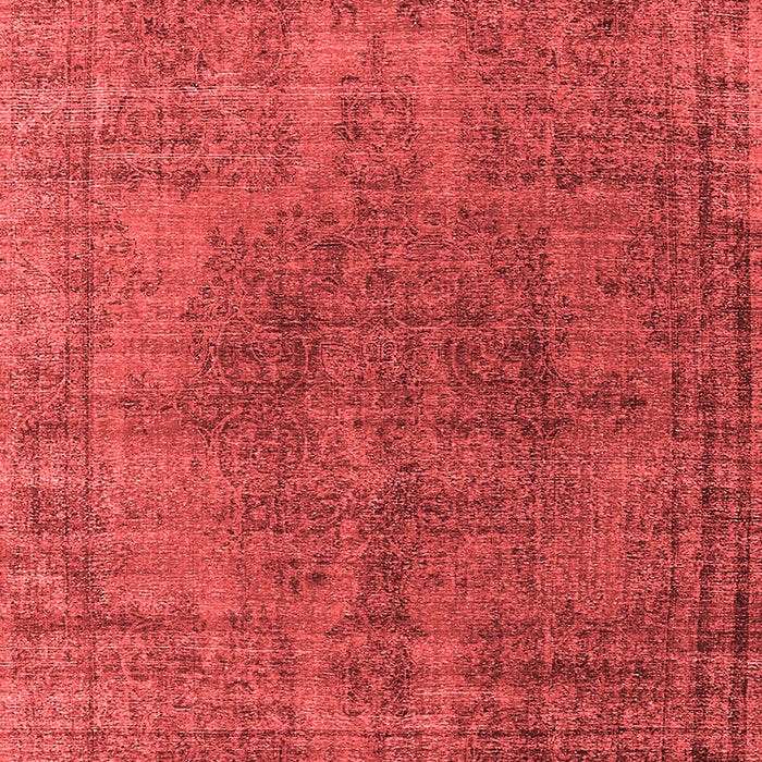 Machine Washable Oriental Red Industrial Rug, wshurb1052red