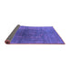 Sideview of Oriental Purple Industrial Rug, urb1053pur