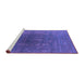 Sideview of Machine Washable Oriental Purple Industrial Area Rugs, wshurb1053pur