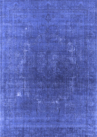 Oriental Blue Industrial Rug, urb1053blu